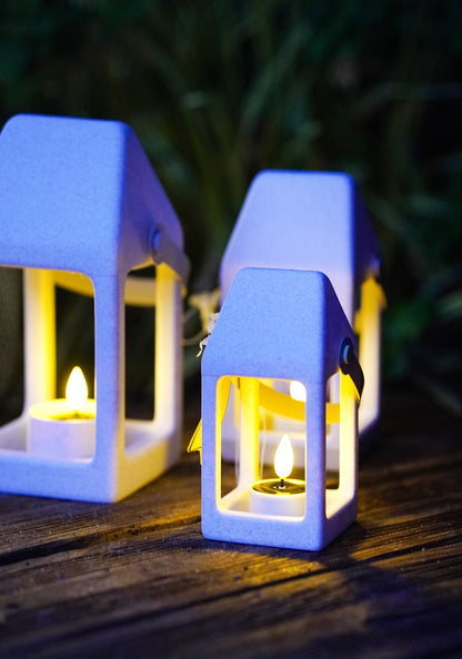 Elora Häuser – STL & 3MF Datei | Moderne Laterne & Gartenstecker für den 3D-Druck inkl. Gewerbelizenz