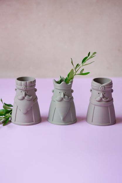 Heilige Drei Könige Vasen STL & 3MF – Moderne Weihnachtsdeko für den 3D-Druck | Gewerbelizenz inklusive