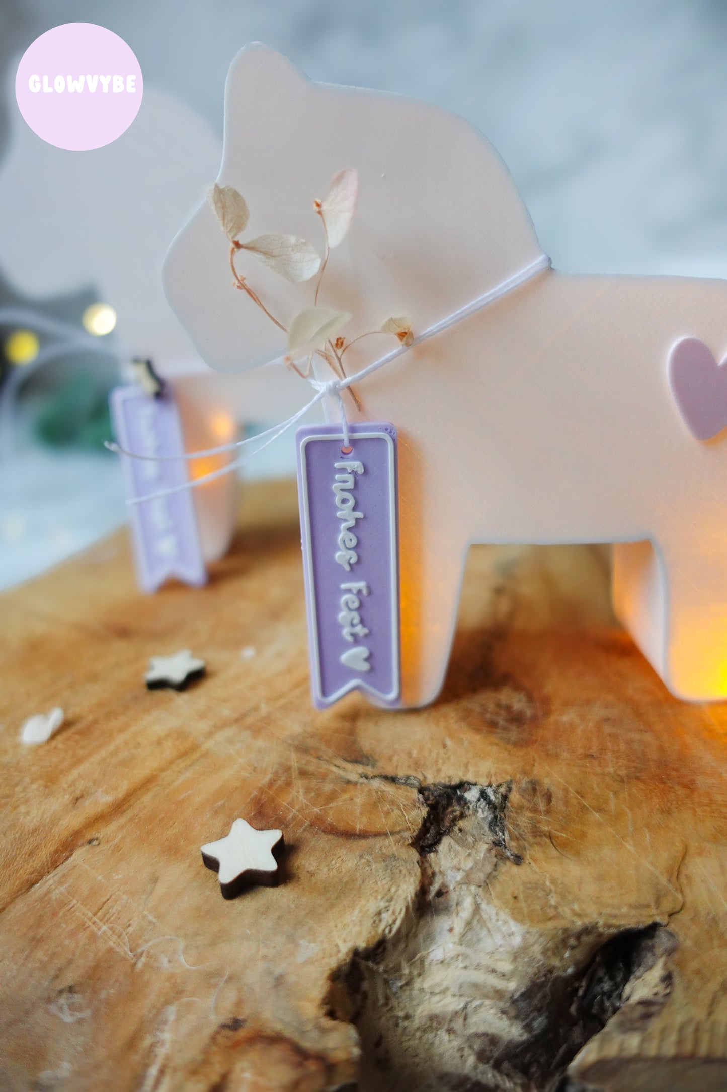 3D Druckdatei Dala Pferd Weihnachten Lichtbox – STL & 3MF mit Herz & Bonus