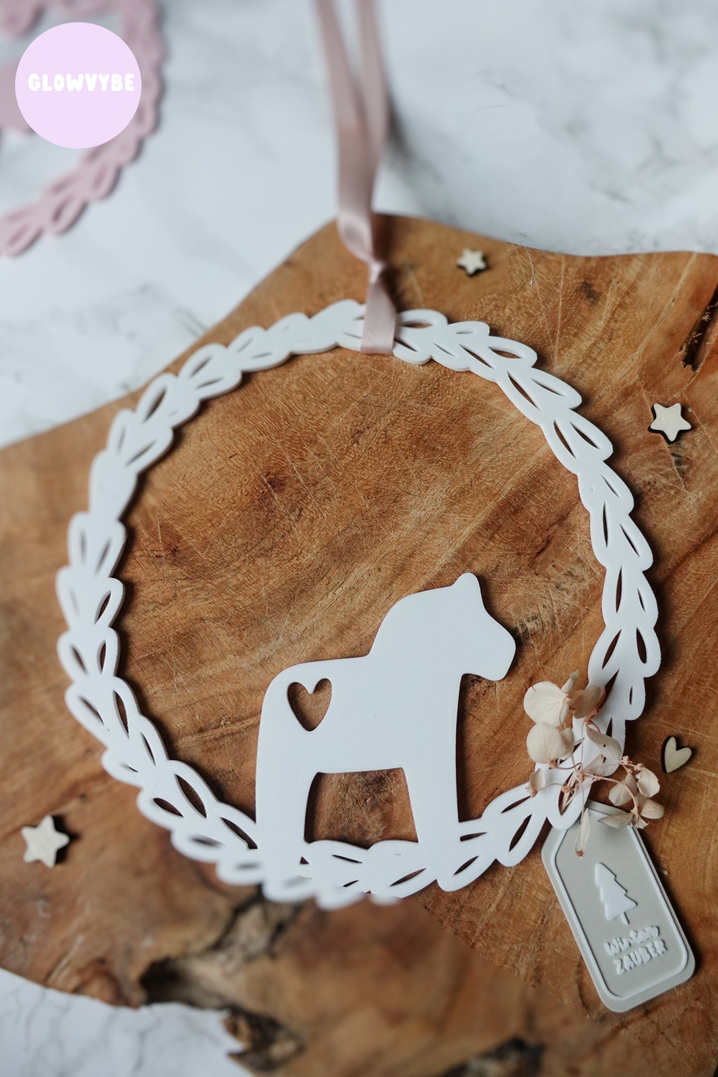 Dala Loops – Skandinavische 3D-Druckdateien mit Dala Pferd (2 Varianten + Bonusanhänger)