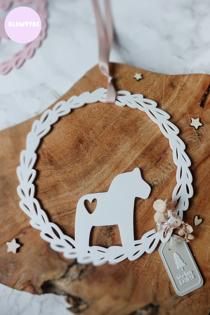 Dala Loops – Skandinavische 3D-Druckdateien mit Dala Pferd (2 Varianten + Bonusanhänger)