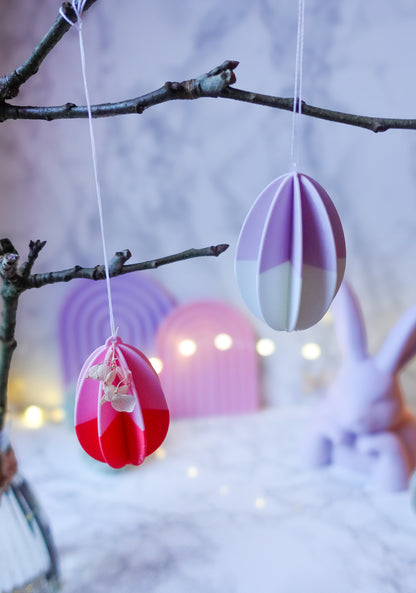 Modernes Osterei 3D Druck Datei | STL & 3MF | Frühlingsdeko & Ostern