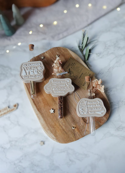 Glühwein Mitbringsel – 3D Druck Datei Set mit Rezeptkarte