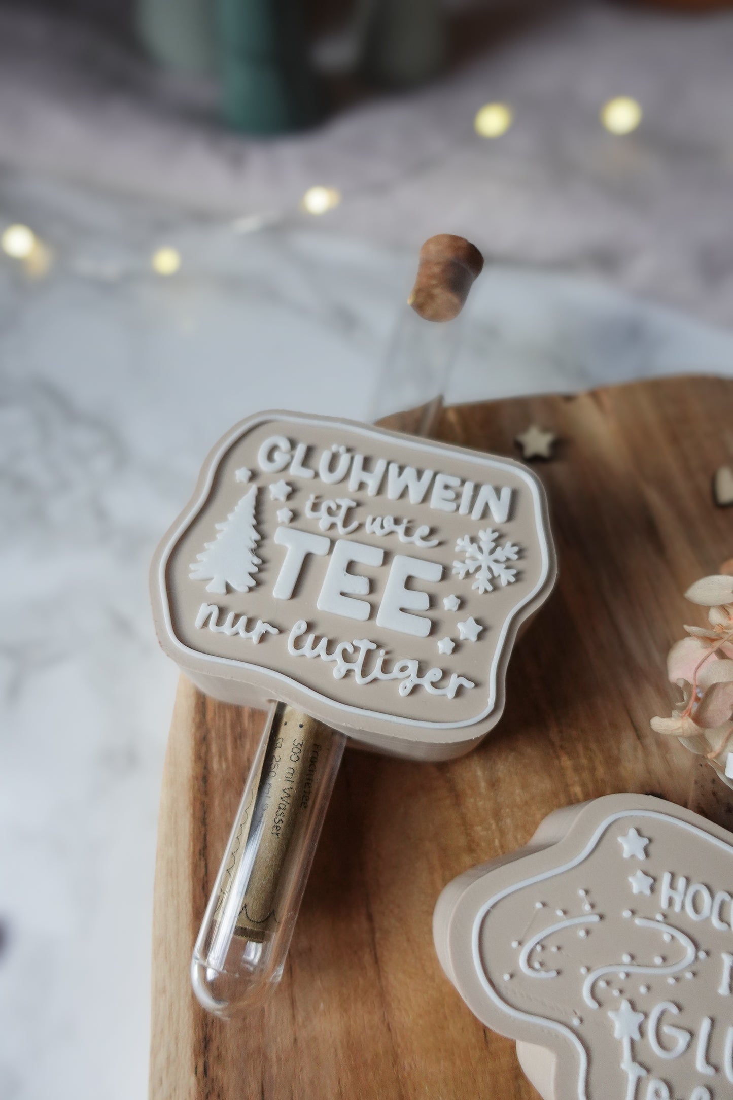 Glühwein Mitbringsel – 3D Druck Datei Set mit Rezeptkarte