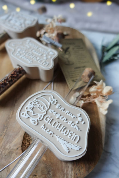 Glühwein Mitbringsel – 3D Druck Datei Set mit Rezeptkarte