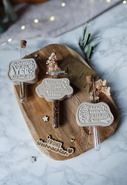 Glühwein Mitbringsel – 3D Druck Datei Set mit Rezeptkarte