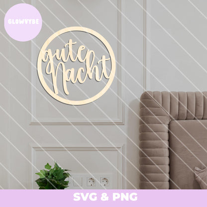 Laserdatei Gute Nacht