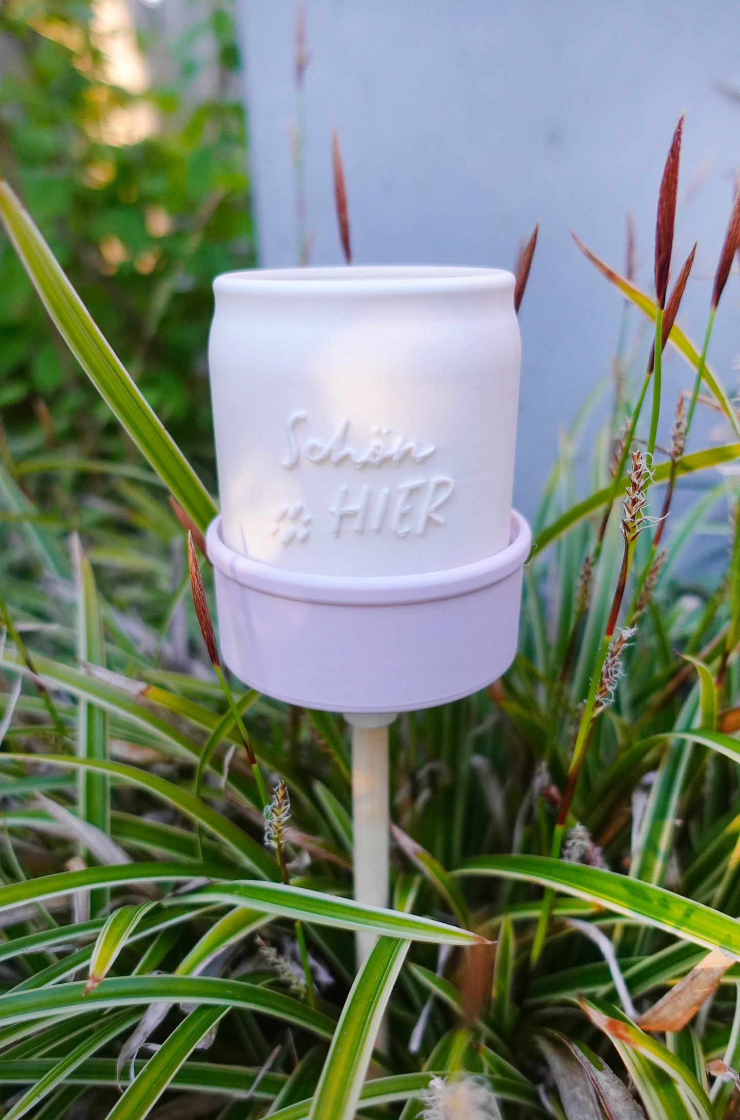 Gartenfackel im Marmeladenglas-Look – 3D Druck Datei (STL & 3MF)