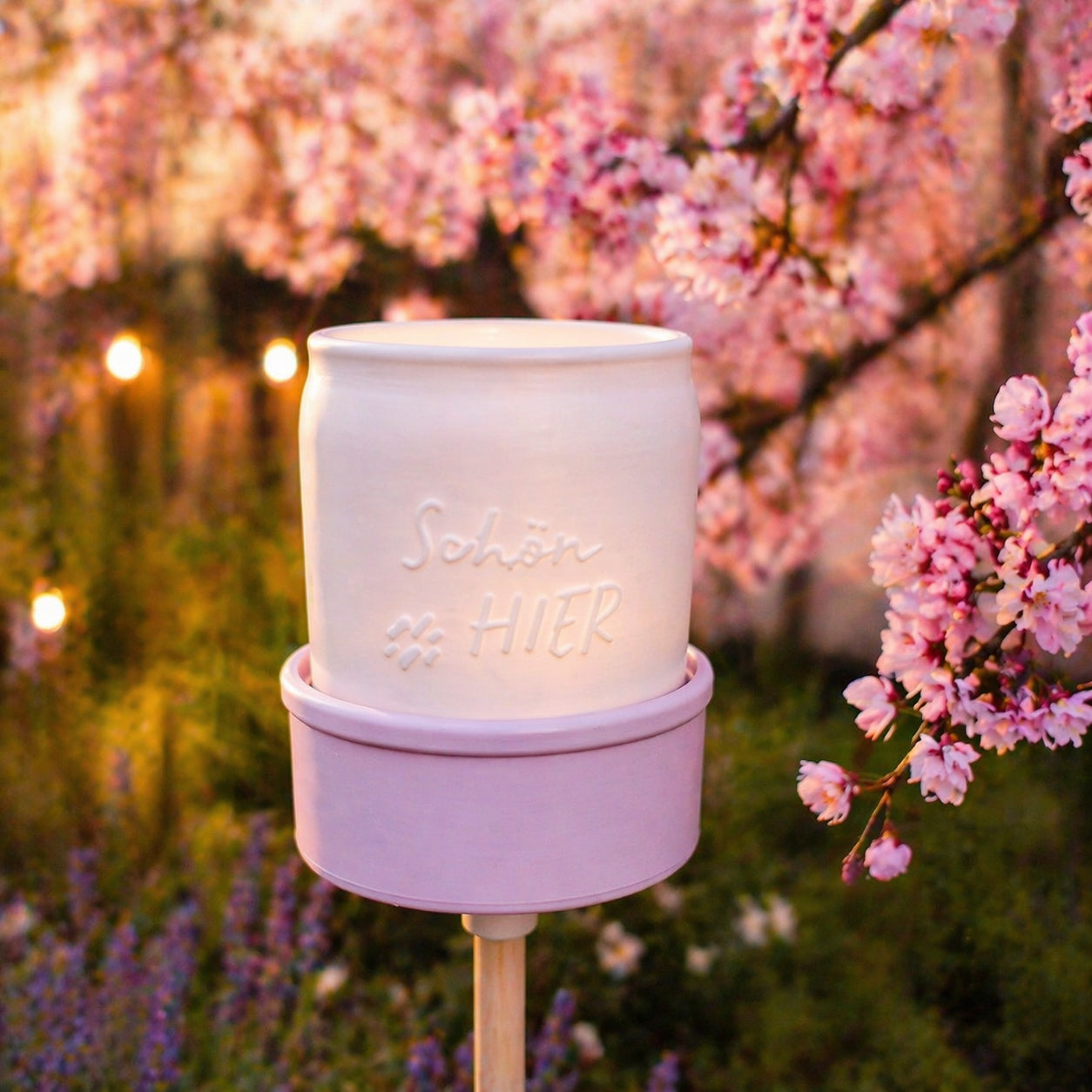 Gartenfackel im Marmeladenglas-Look – 3D Druck Datei (STL & 3MF)