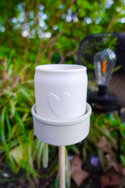 Gartenfackel im Marmeladenglas-Look – 3D Druck Datei (STL & 3MF)
