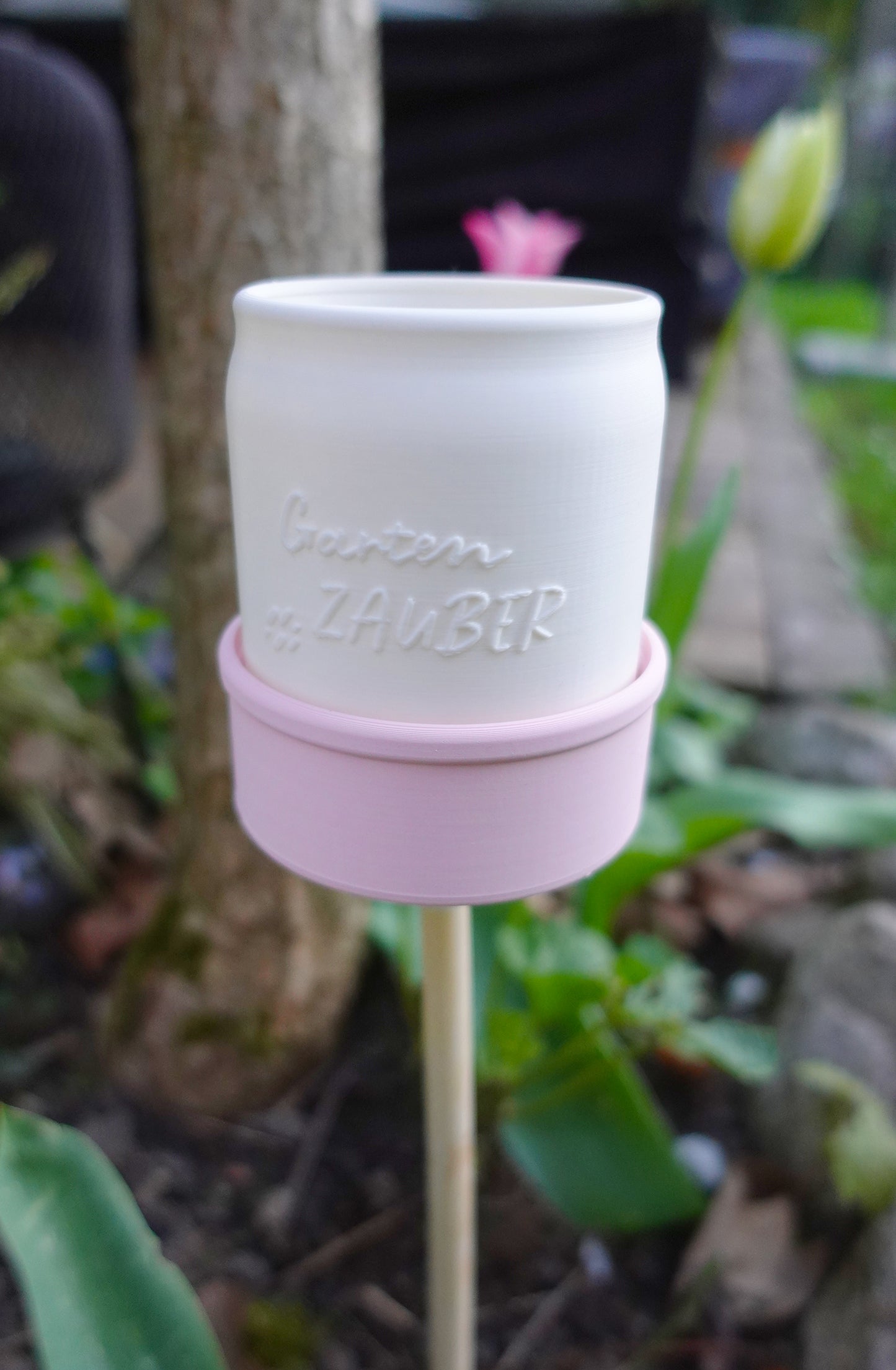 Gartenfackel im Marmeladenglas-Look – 3D Druck Datei (STL & 3MF)