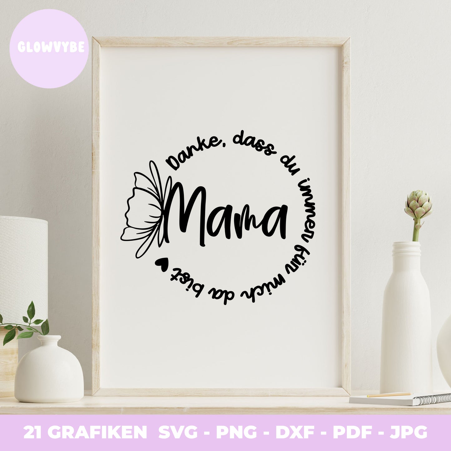 Muttertag Plotterbundle Mama Sprüche