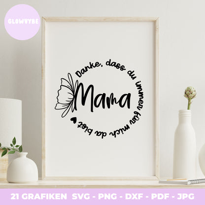 Muttertag Plotterbundle Mama Sprüche
