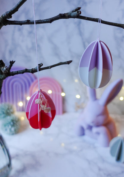 Modernes Osterei 3D Druck Datei | STL & 3MF | Frühlingsdeko & Ostern