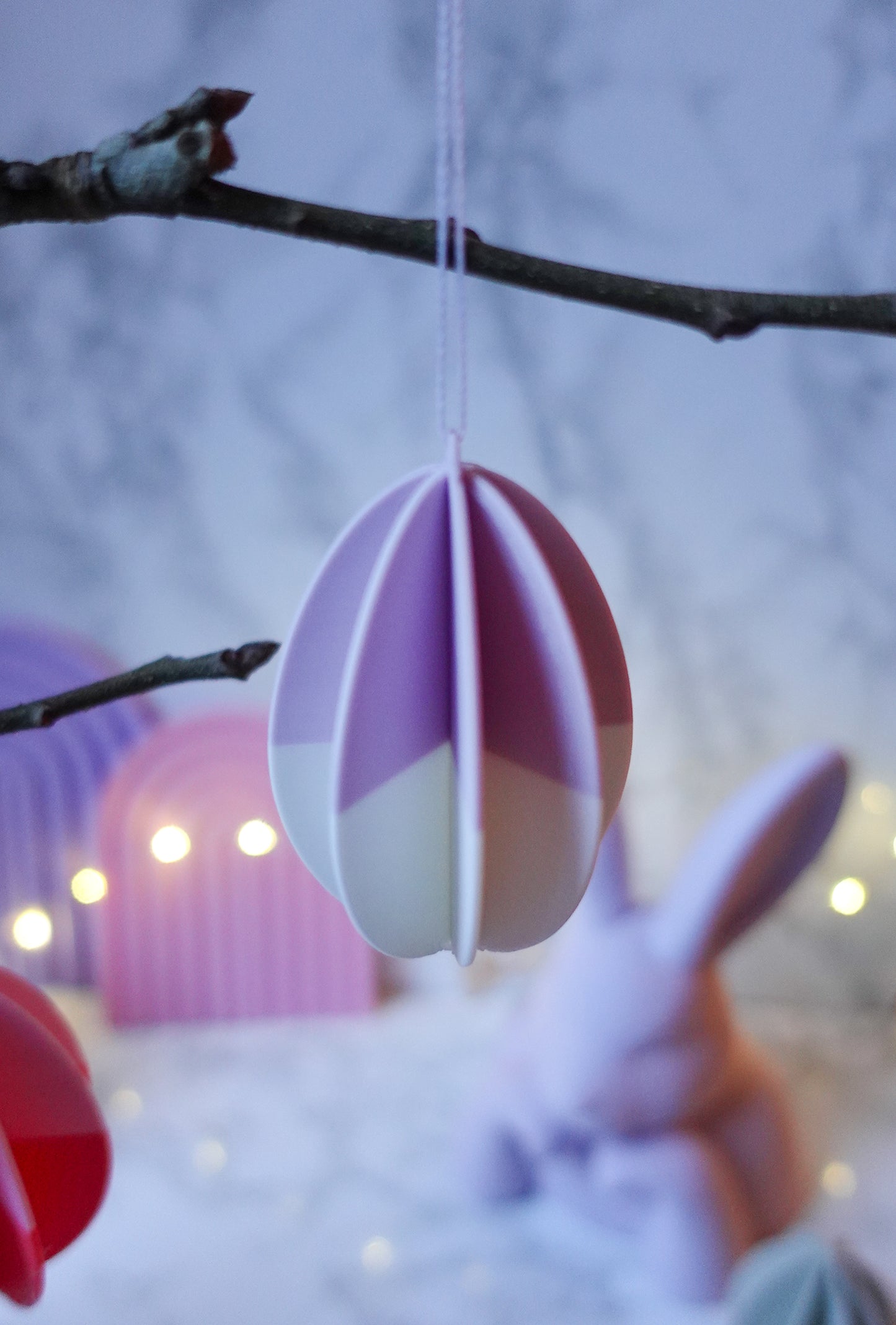 Modernes Osterei 3D Druck Datei | STL & 3MF | Frühlingsdeko & Ostern