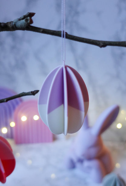 Modernes Osterei 3D Druck Datei | STL & 3MF | Frühlingsdeko & Ostern