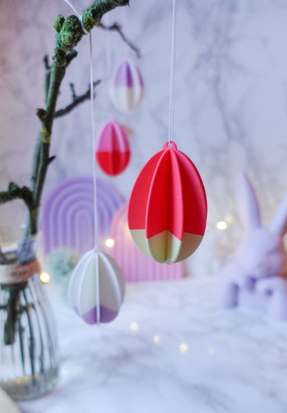 Modernes Osterei 3D Druck Datei | STL & 3MF | Frühlingsdeko & Ostern