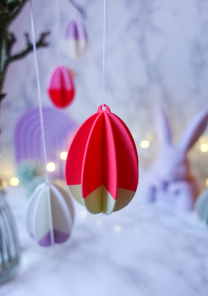 Modernes Osterei 3D Druck Datei | STL & 3MF | Frühlingsdeko & Ostern