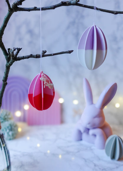 Modernes Osterei 3D Druck Datei | STL & 3MF | Frühlingsdeko & Ostern