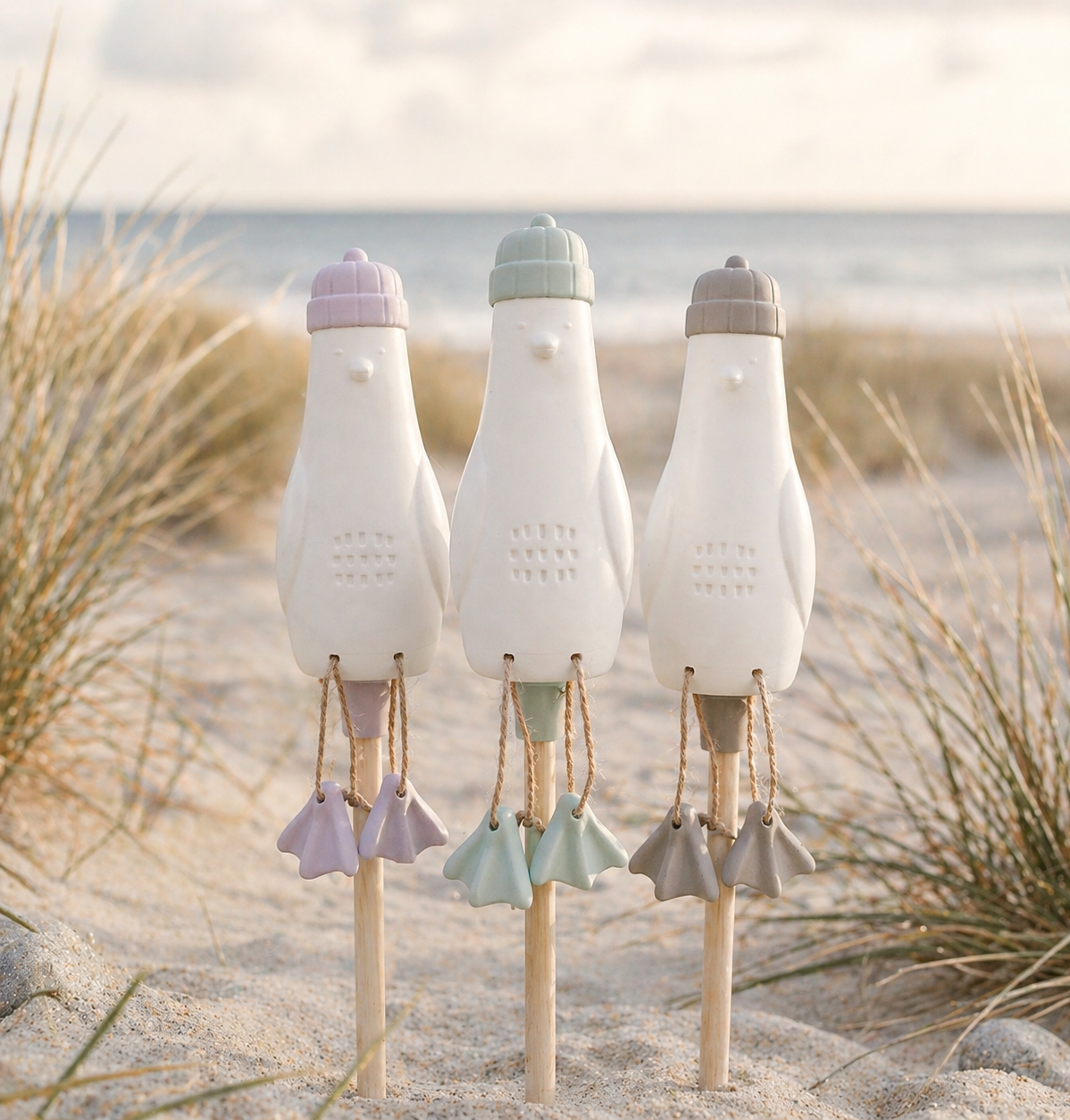 Nordic Coast Möwe Sten – Maritime Gartenstecker STL für den 3D Druck