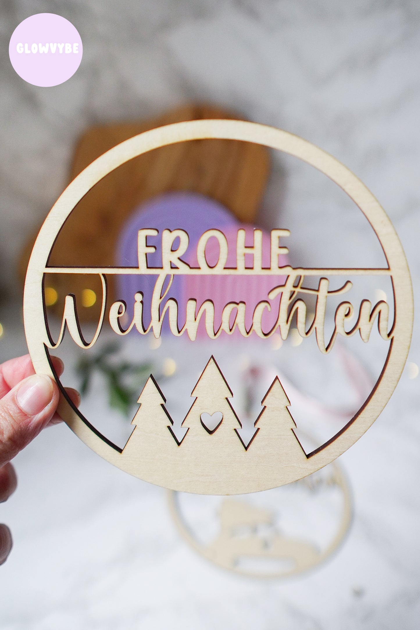 Frohe Weihnachten Laserdateien (2 Motive) – SVG & PNG für Lasercutter & Plotter inkl. Gewerbelizenz