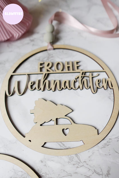 Frohe Weihnachten Laserdateien (2 Motive) – SVG & PNG für Lasercutter & Plotter inkl. Gewerbelizenz